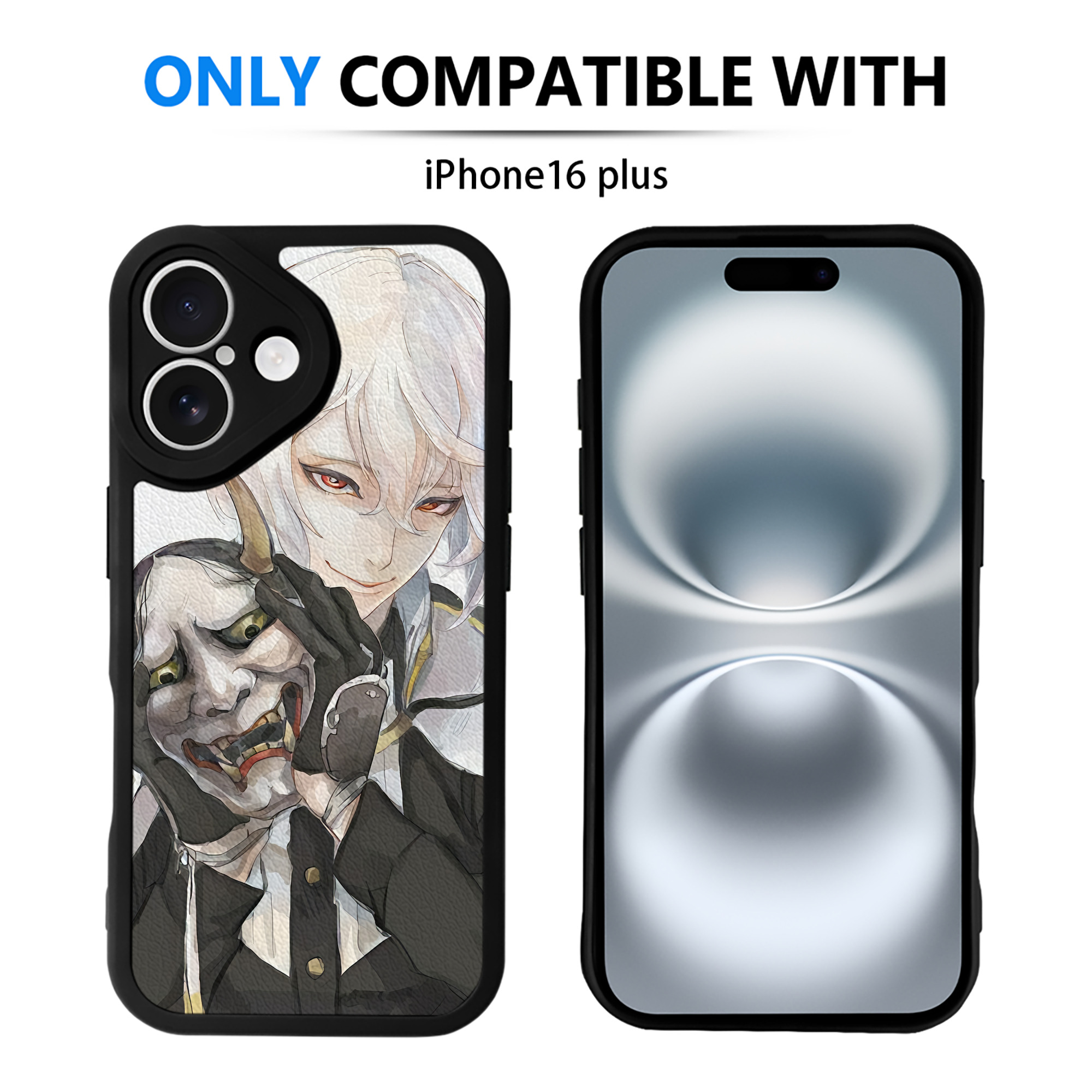 （画像用） 刀剣乱舞 Touken Ranbu 【iPhone 16シリーズ対応】シリコンスマホケース（レザー調） 材質：シリコン